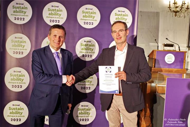 Olympia Odos receives a new distinction at the Bravo Sustainability Awards 2022