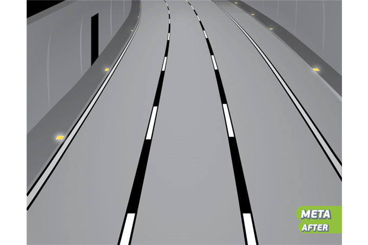 Pilot application of light-colored pavement coating in Theseus Tunnel at Kakia Skaka