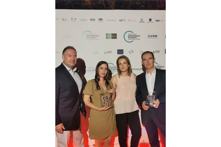 Olympia Odos received two awards at the Hellenic Responsible Business Awards 2022