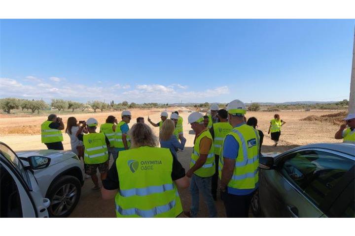 Visit to the worksites of Patras-Pyrgos