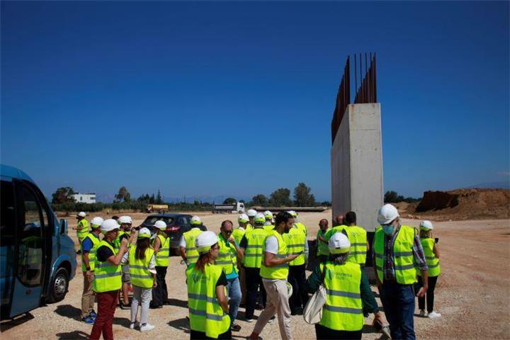 Visit to the worksites of Patras-Pyrgos
