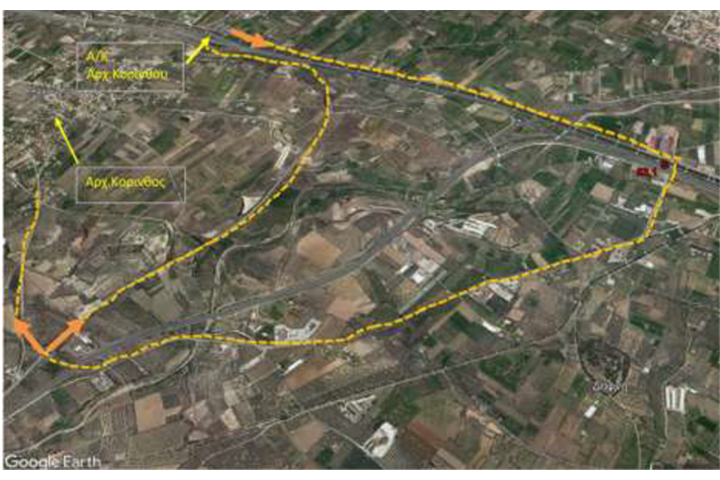  Closure of a section of the Ancient Korinthos Bridge to carry out heavy maintenance works