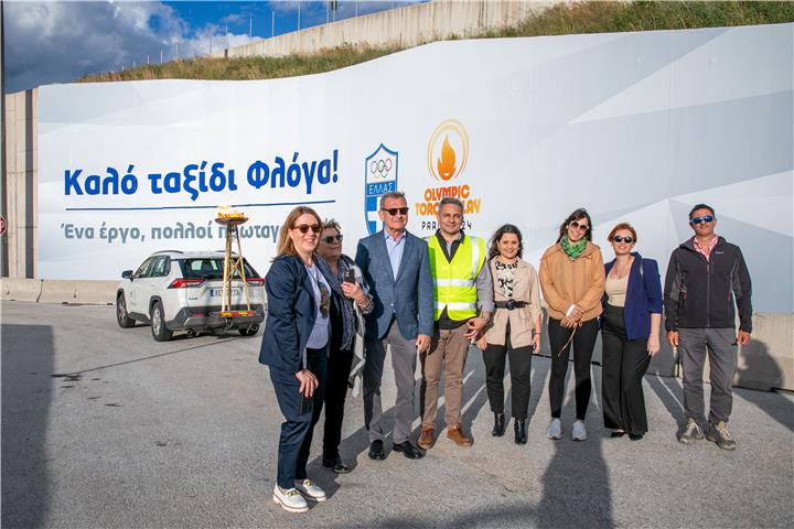 Η Ολυμπία Οδός υποδέχθηκε την Ολυμπιακή Φλόγα  