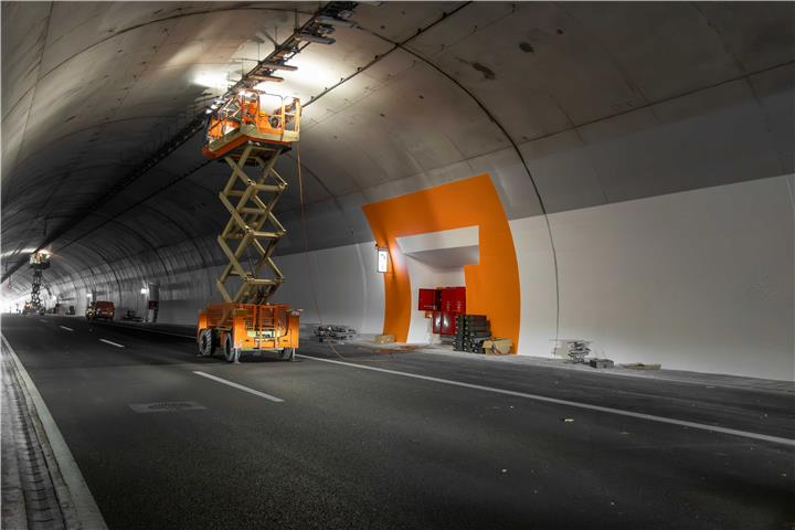 Upgrade of Akrata Tunnels with LED Luminaires and re-coating