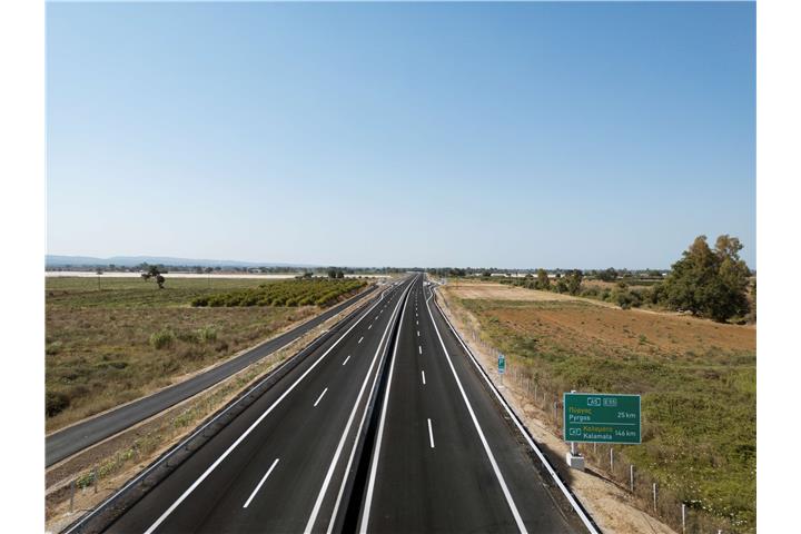 Invitation to providers of digital maps and navigation applications to record the new Patras-Pyrgos Motorway